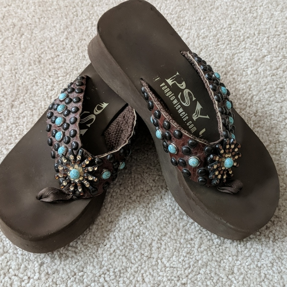 Western style flip flops